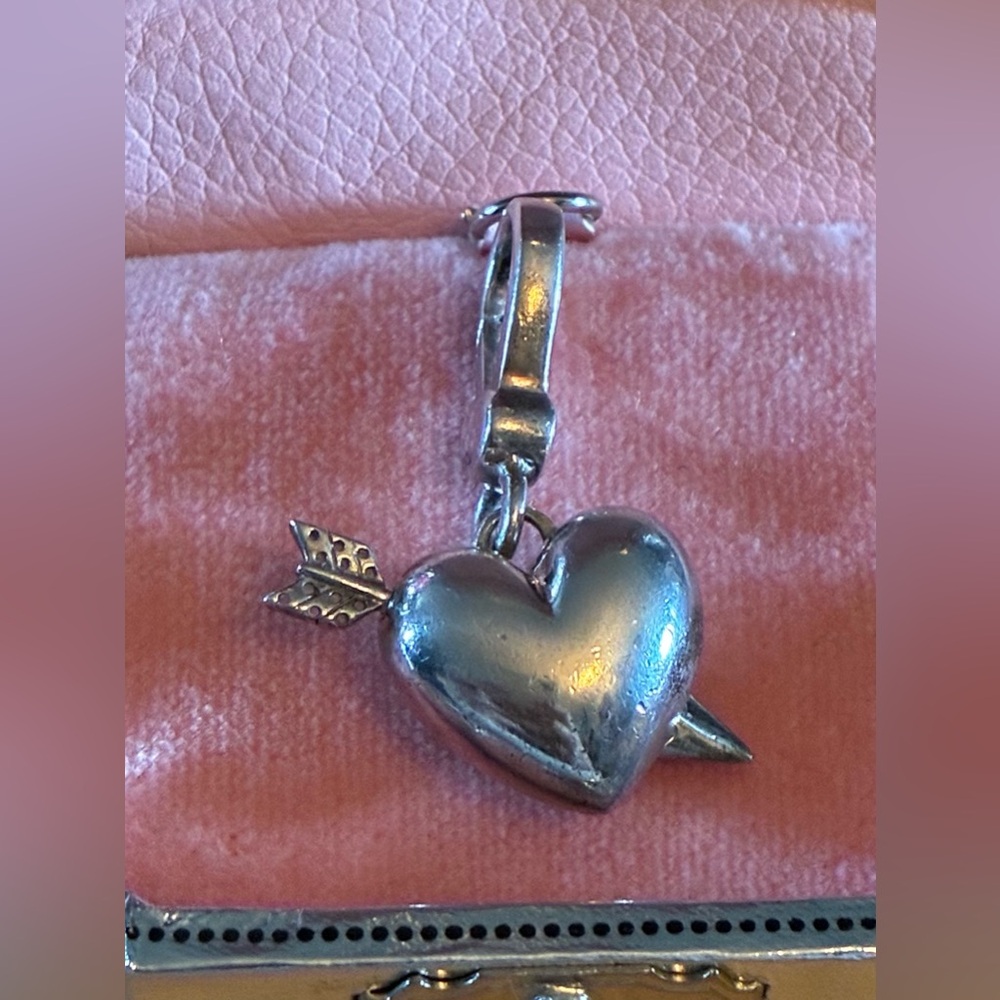 Juicy Couture Sterling Silver Heart Charm. - Picture 2 of 4